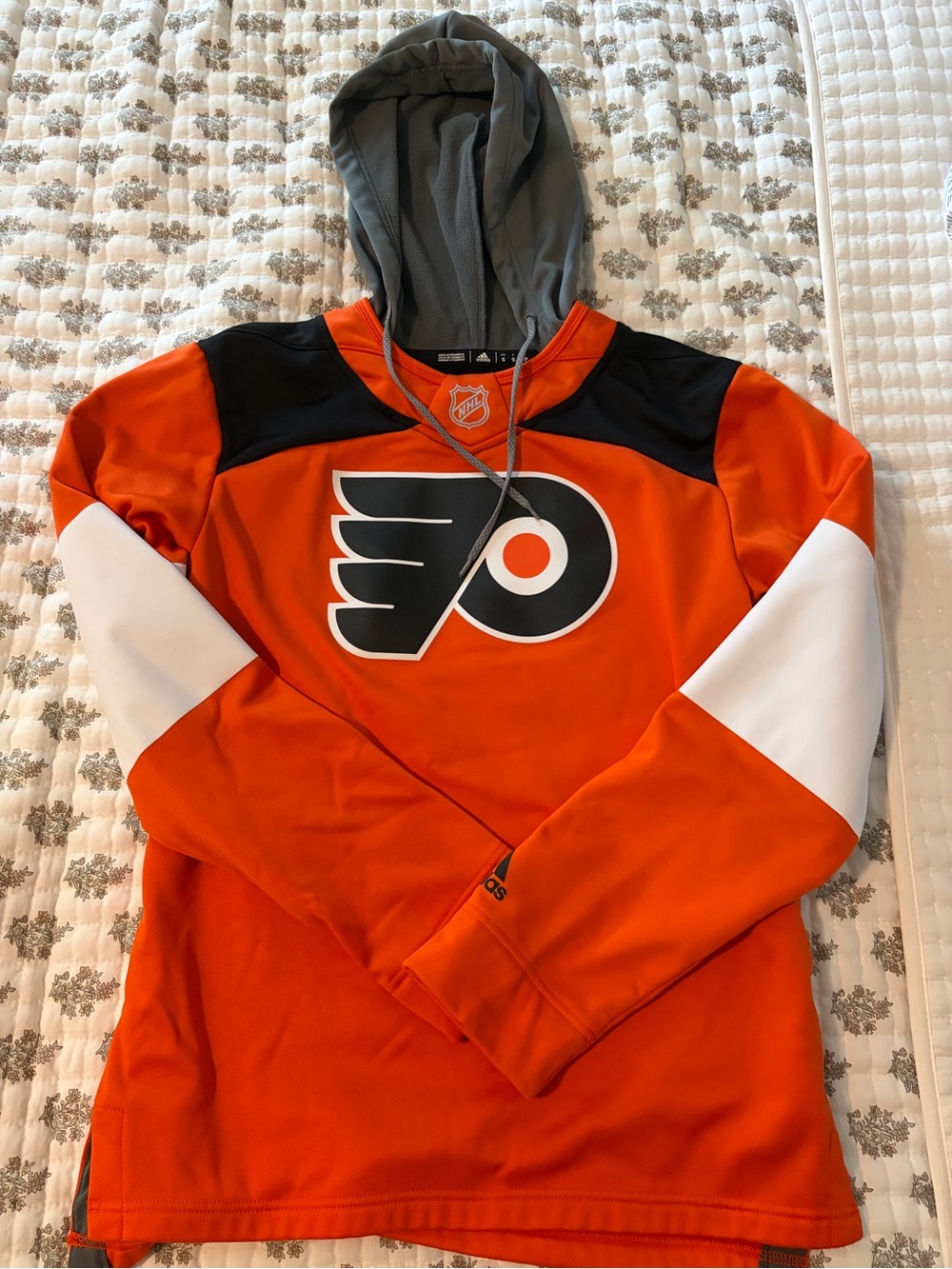 Philadelphia Flyers Orange Hooded Pullover Jacket